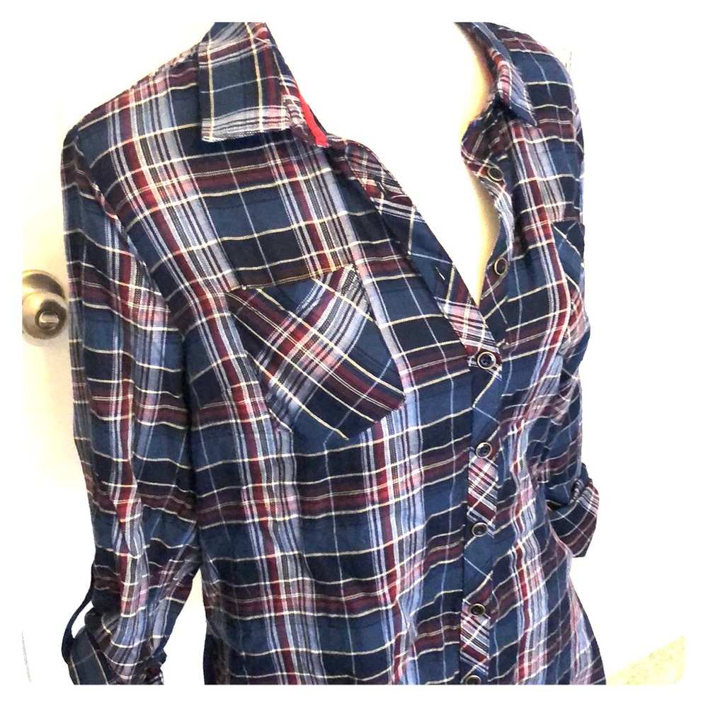 Casual lightweight “Flannel -Like” jean shirt